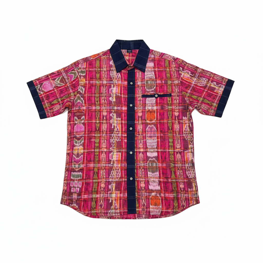 Camisa Rojo Ikat