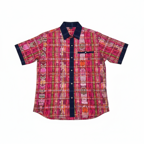 Camisa Rojo Ikat